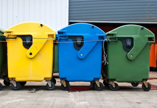 Professional waste removal team handling bulky items in Highgate