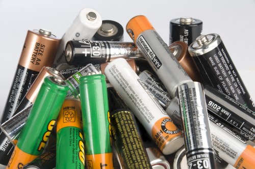 Supervisor conducting a toolbox talk with waste collection crew